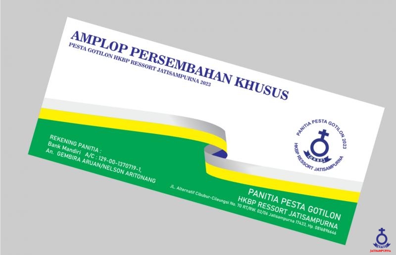 Amplop Persembahan Syukur HKBP Jatisampurna 2023