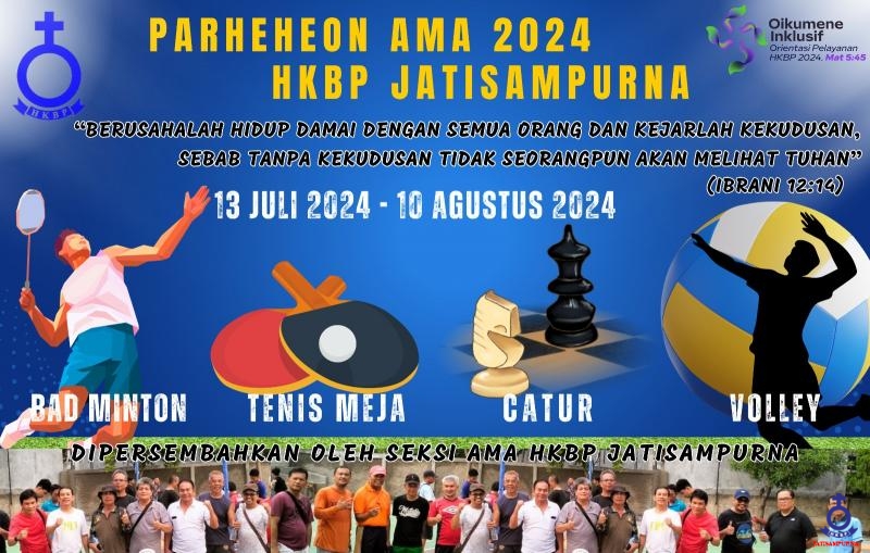 HKBP Ressort Jatisampurna Akan Menyelenggarakan Parheheon AMA 2024