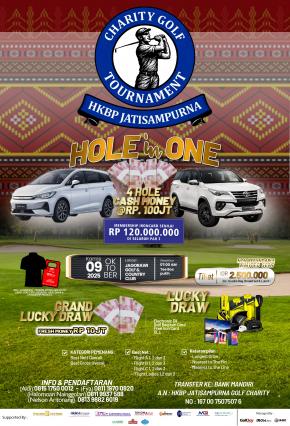 HKBP Jatisampurna mengadakan Golf Charity, Kamis 9 Oktober 2025